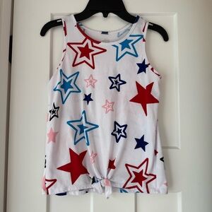 Kids | Star Print Tank Top | girls | size L 10-12